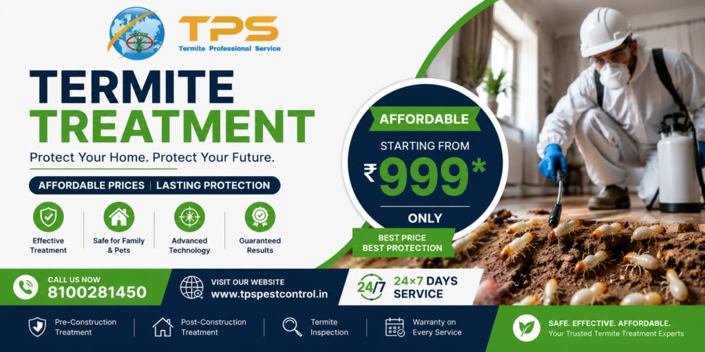 Termite Treatment Cost in Kolkata